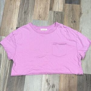 We The Free Lavender Crop Top